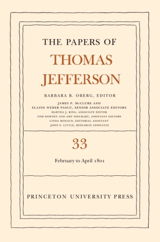 The Papers of Thomas Jefferson, Volume 33