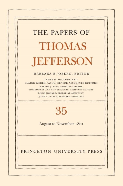 Cover image for book The Papers of Thomas Jefferson, Volume 35