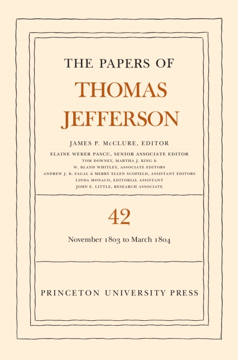 Cover image for book The Papers of Thomas Jefferson, Volume 42