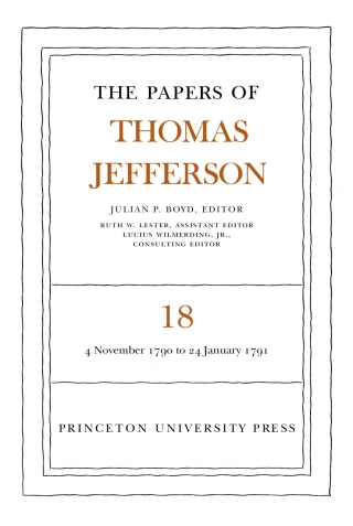 The Papers of Thomas Jefferson, Volume 18