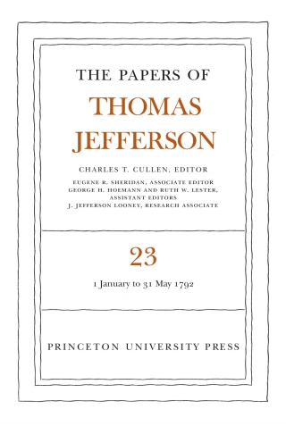 The Papers of Thomas Jefferson, Volume 23