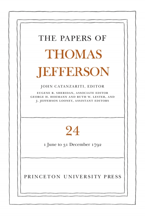 Cover image for book The Papers of Thomas Jefferson, Volume 24