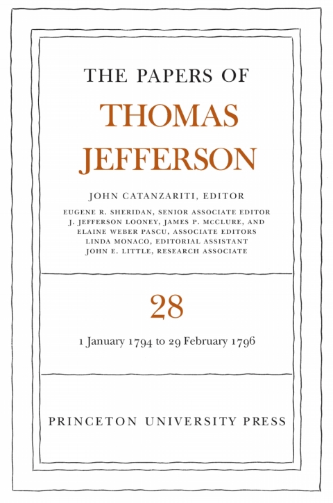 Cover image for book The Papers of Thomas Jefferson, Volume 28