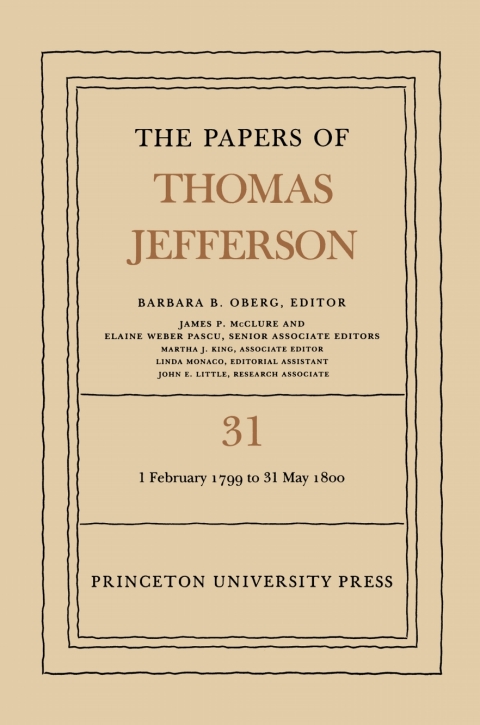 The Papers of Thomas Jefferson, Volume 31 