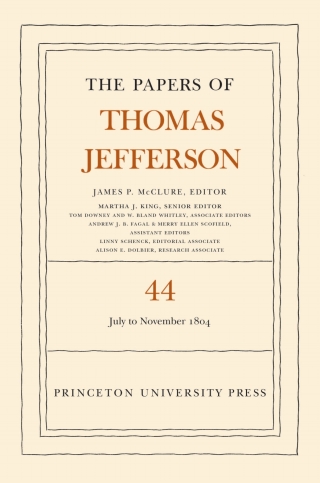 The Papers of Thomas Jefferson, Volume 44