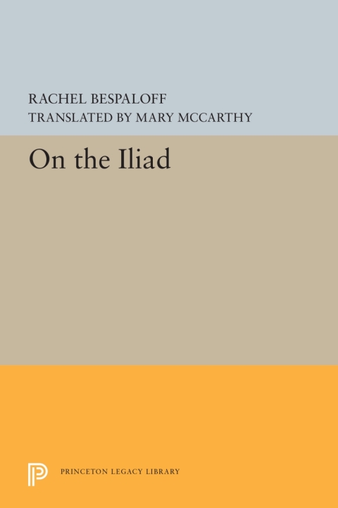 Cover image for book On the Iliad