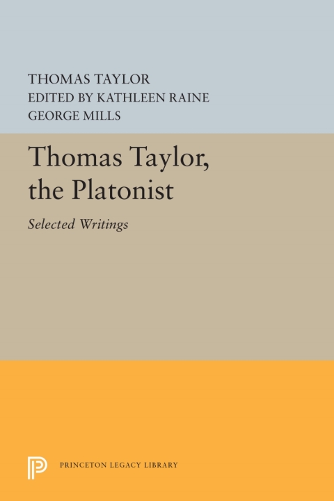 Cover image for book Thomas Taylor, the Platonist