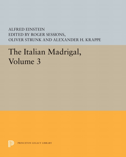 Cover image for book The Italian Madrigal