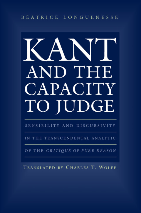 Cover image for book Kant and the Capacity to Judge