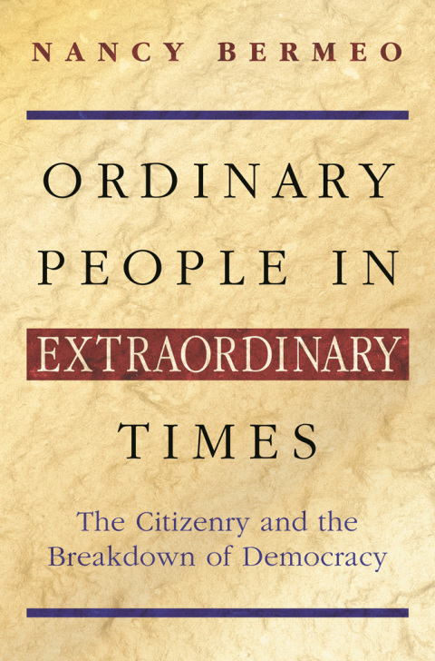 Cover image for book Ordinary People in Extraordinary Times