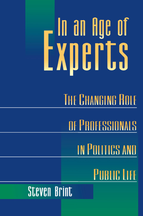 Cover image for book In an Age of Experts