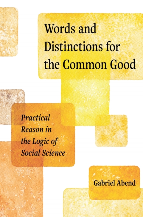 Cover image for book Words and Distinctions for the Common Good