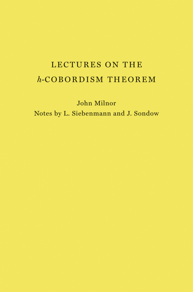 Lectures on the h-Cobordism Theorem