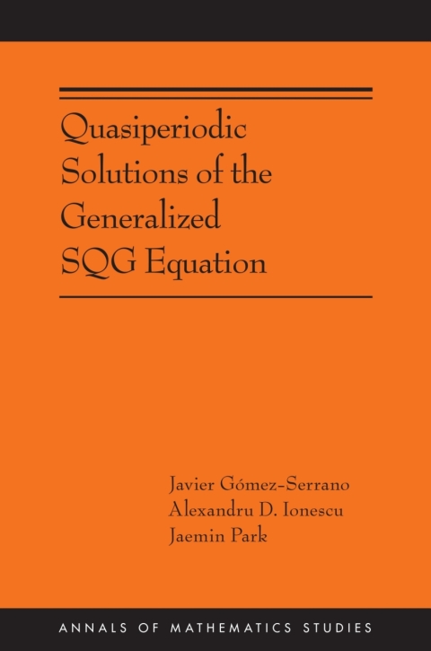 Cover image for book Quasiperiodic Solutions of the Generalized SQG Equation