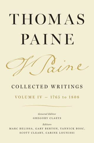 Thomas Paine Collected Writings, Volume 4
