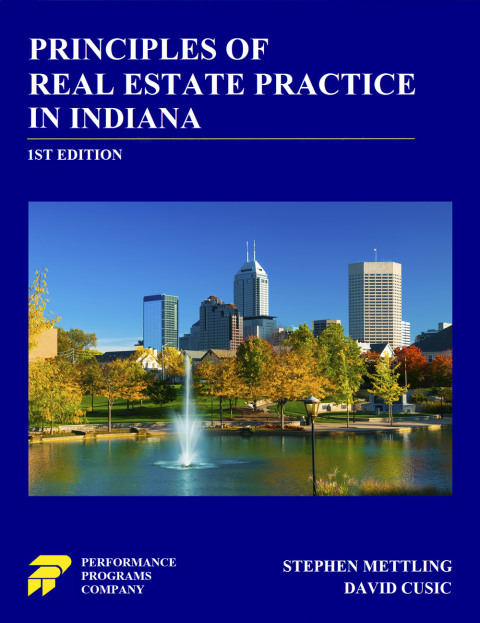 Cover image for book Principles of Real Estate Practice in Indiana