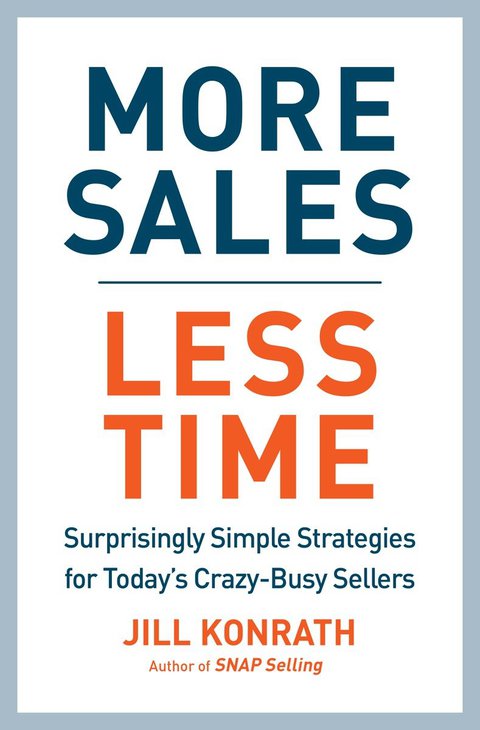 Cover image for book More Sales, Less Time