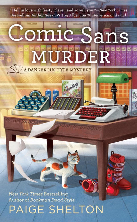 Cover image for book Comic Sans Murder