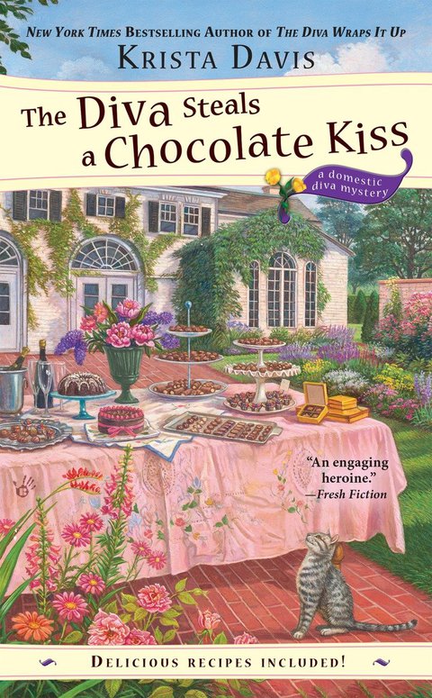 Cover image for book The Diva Steals a Chocolate Kiss