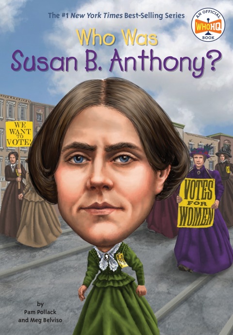 Cover image for book Who Was Susan B. Anthony?