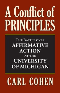 Cover image: A Conflict of Principles 9780700619962