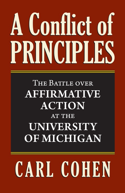 Cover image for book A Conflict of Principles
