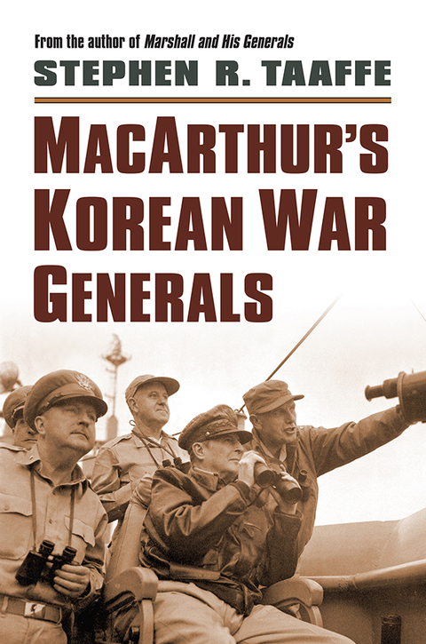 Cover image for book MacArthur's Korean War Generals