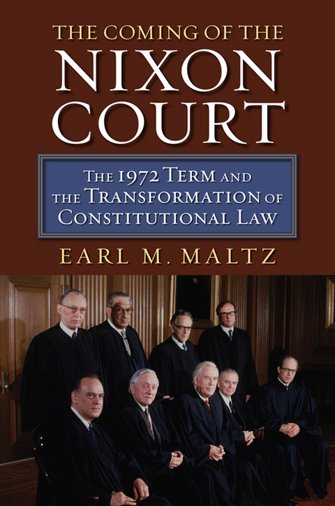 Cover image for book The Coming of the Nixon Court