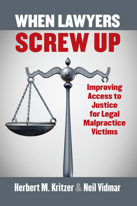 Cover image for book When Lawyers Screw Up
