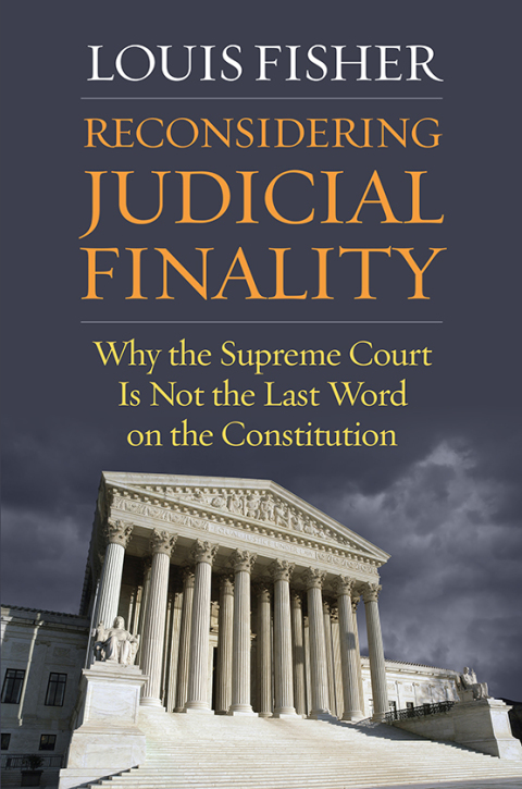 Cover image for book Reconsidering Judicial Finality