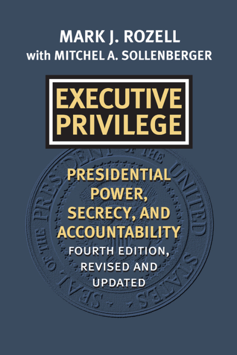 Cover image for book Executive Privilege