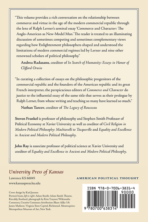 Cover image for book Commerce and Character
