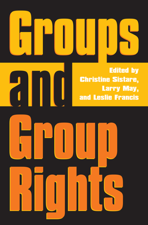 Cover image for book Groups and Group Rights