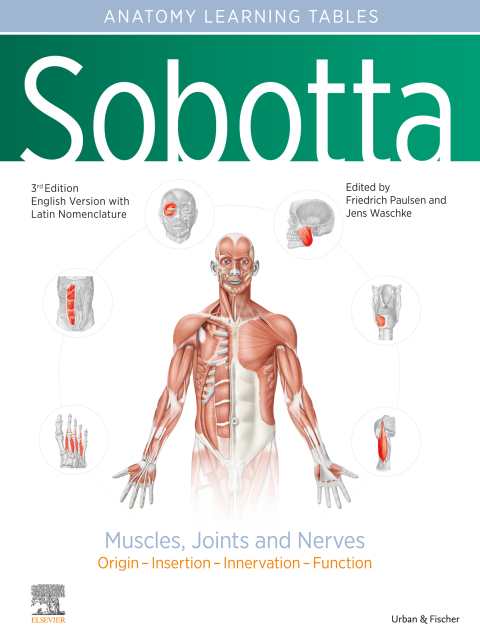 Sobotta Tables of Muscles, Joints and Nerves, English/Latin 