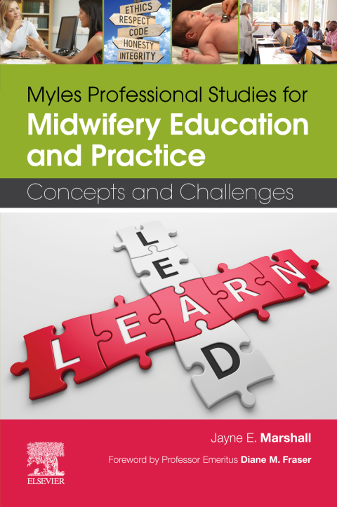 Cover image for book Myles Professional Studies for Midwifery Education and Practice