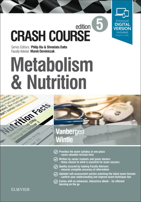 Cover image for book Crash Course Metabolism and Nutrition