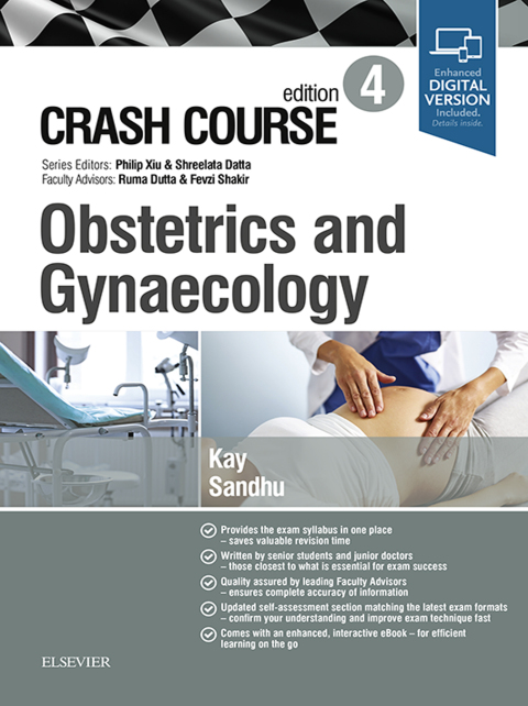 Cover image for book Crash Course Obstetrics and Gynaecology