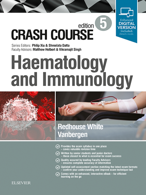 Cover image for book Crash Course Haematology and Immunology