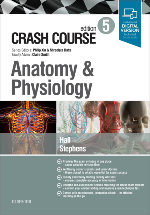 Cover image for book Crash Course Anatomy and Physiology