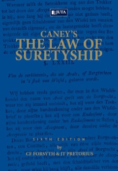 CANEYS THE LAW OF SURETYSHIP