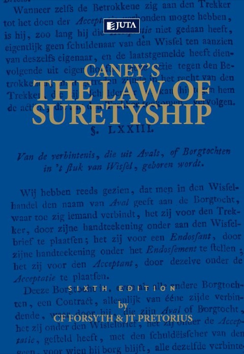 Cover image for book Caney's The Law of Suretyship