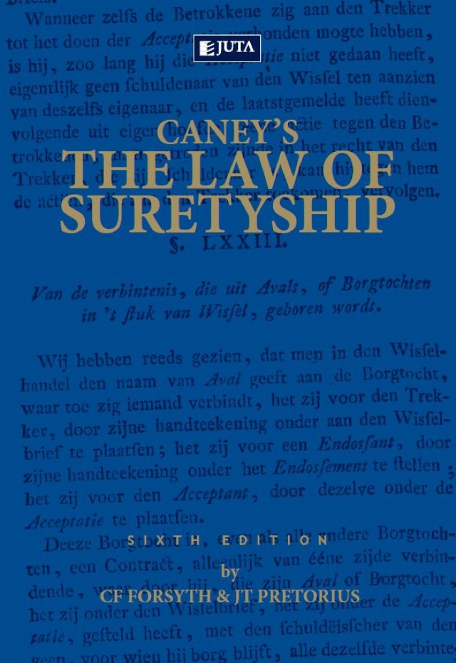 Caneys the Law of Suretyship