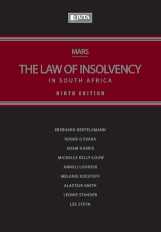 Mars The Law of Insolvency in South Africa