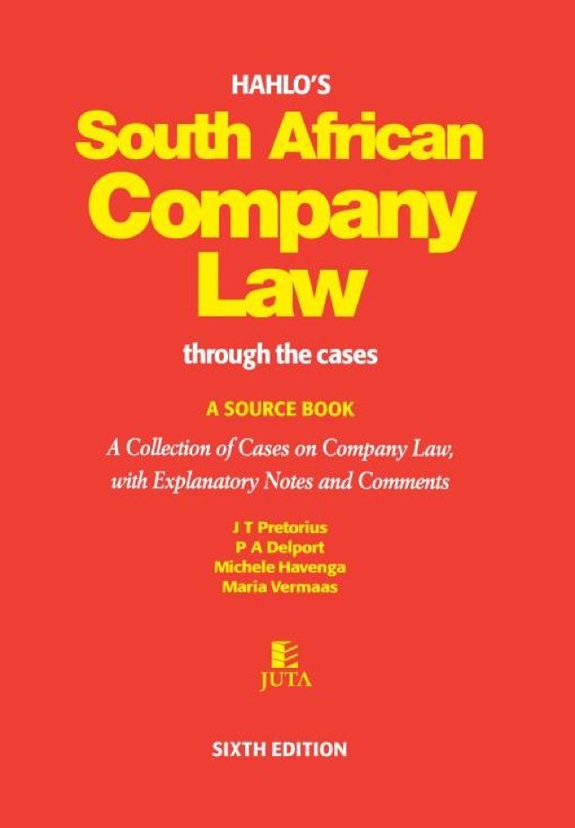 Hahlos SA Company Law Through the Cases