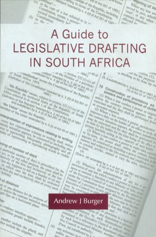 Guide to Legislative Drafting in SA