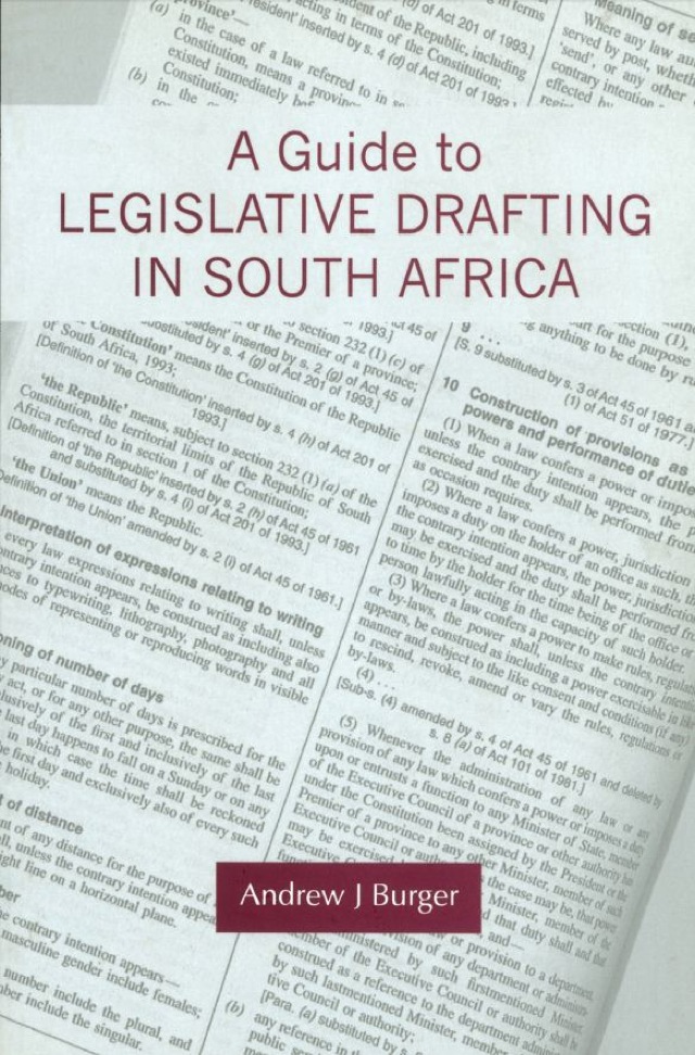Guide to Legislative Drafting in SA