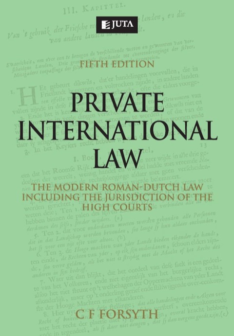 Cover image for book Private International Law