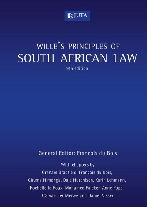 Cover image for book Wille's Principles of South African Law