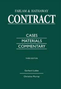CONTRACT CASES MATERIALS AND COMMENTARY