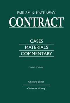 CONTRACT CASES MATERIALS AND COMMENTARY